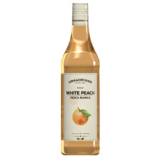 ODK White Peach Syrup 750ml - Single - Cocktail Syrup, Coffee Syrup, Drink Decorations