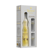 Tekirdag Rakisi Gold Series 1 x 0.7 L + 2 Raki Glasses - 100% Fresh Grapes, Matured in Oak Barrels - 45% Vol