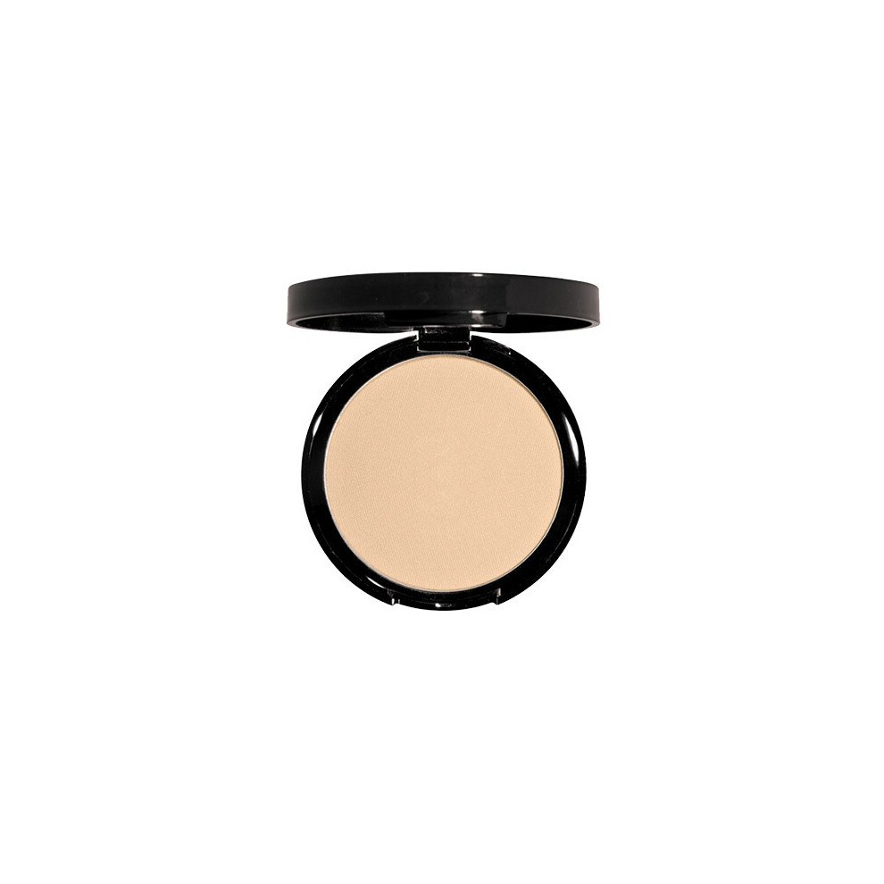 Dual Active Powder Foundation Cream Beige, Wet or Dry Matte Formula with Adjustable Coverage