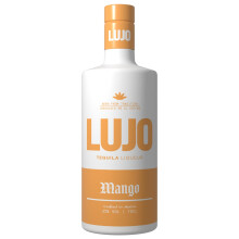 Lujo Mango Tequila - Glow in the dark bottle | Made Using Agave Tequila | Perfect for Gifts, Parties and Celebrations | 35% vol. | 70cl.