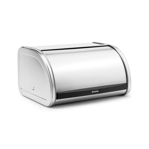 Brabantia Brabantia 348907 Roll Top Bread Bin, Medium - Matt Steel