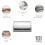 Brabantia Brabantia 348907 Roll Top Bread Bin, Medium - Matt Steel 3