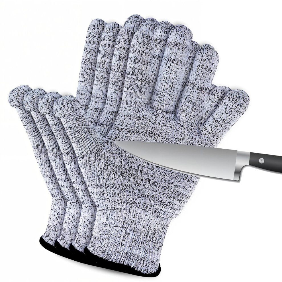 2 Pairs Cut Resistant Gloves Level 5 Protection Food Grade Kitchen Safety Gloves For Oyster Shucking 9070919381263