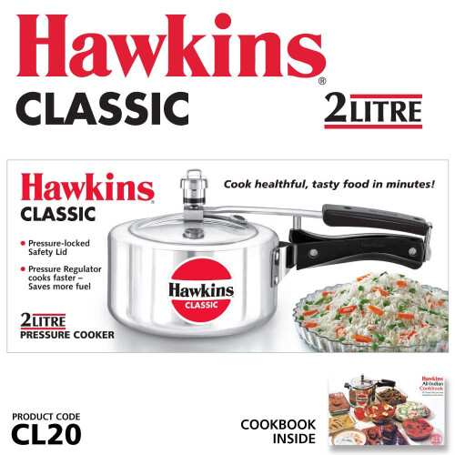 Hawkins Classic Pressure Cookers (2 Litre), Aluminium 1