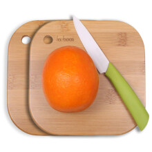Home Mini Cutting Board Small Fruit Cutting Board Solid Bamboo Wood Board for Baby Infant dormitory?Set of 2