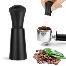 HOTUT WDT Tool, Espresso Distribution Tools with Stand, 0.3mm 7 Needles Espresso Stirrer for Barista, Espresso Coffee Stirrer with Extra 10