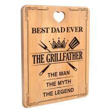 Apjielop Dad Christmas Gifts, Birthday Gifts for Daddy - Engraved Bamboo Cutting Board Gifts for Dad Birthday - Fathers Gifts from Daughter Son