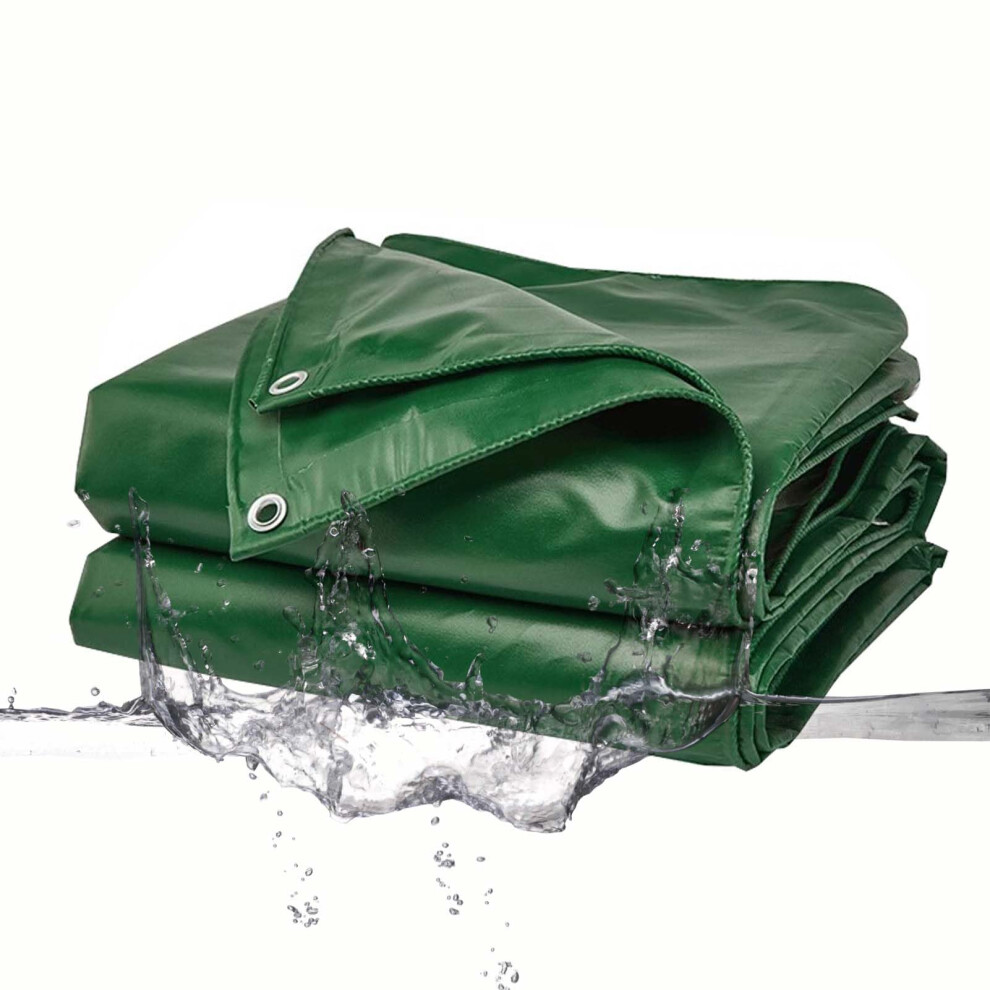 Heavy Duty Waterproof Tarp 5Ft X 10Ft Uv Resistant Outdoor Poly Tarpaulin With Reinforced Grommets 9113335301733