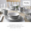 Denby Denby - Elements Light Grey Dinner Set For 4 - 12 Piece Ceramic Tableware Set - Dishwasher Microwave Safe Crockery Set - 4 x Dinner Plates, 4 x Medium 4