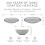 Denby Denby - Elements Light Grey Dinner Set For 4 - 12 Piece Ceramic Tableware Set - Dishwasher Microwave Safe Crockery Set - 4 x Dinner Plates, 4 x Medium 5