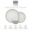 Denby Denby - Elements Light Grey Dinner Set For 4 - 12 Piece Ceramic Tableware Set - Dishwasher Microwave Safe Crockery Set - 4 x Dinner Plates, 4 x Medium 3