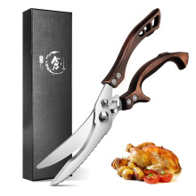 DRAGON RIOT Poultry Shears - Sharp Heavy Duty Kitchen Scissors for Meat, Chicken, Fish - Professional Multipurpose Cooking Shears - Dishwasher Safe