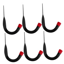 6pcs Heavy Duty Garage Hooks Rubber Coated Wall Mounted Tool Storage Holder Durable Steel Space Saving Design