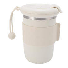 Automatischer selbstrührender Becher 420 ml 304er Edelstahl Silber