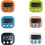 6 Pcs Kitchen Timer, Magnetic Digital Kitchen Timer, Big Digits Loud Alarm Magnetic Back Count Up Countdown Timer Perfect for 1