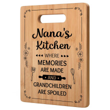 Nana Gifts, Birthday Gifts for Nana - Unique Nana Kitchen Cutting Board, Mothers Day Gifts for Nana, Christmas Gifts for Nana from Grandchildren,