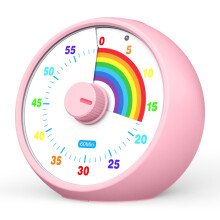 Visual Timer for Kids, 60-Minute Countdown for Classroom Office Kitchen, Desk Timer Kids Time Management Tools with Silent Operation, Pomodoro Time