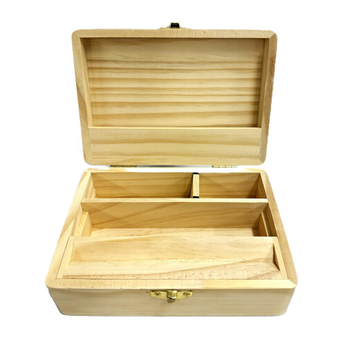 Rolling Supreme Medium Wooden Rolling Box King Size Papers Filter Tips 1