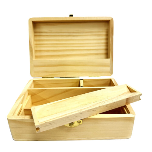 Rolling Supreme Medium Wooden Rolling Box King Size Papers Filter Tips 2