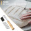 Sourdough Starter Kit Bread Proofing Basket, Round Bread Proofing Basket Set 9"/23cm, Round Banneton with Liner and Breads Making Tools Handmade, 4