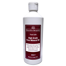 Pure Mineral Oil - Chopping Board Oil - Cutting Board, Worktop, Wood - Slate - Stone - 500ml (Food Safe)