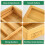 MASS DYNAMIC Bamboo Cutlery Tray, Expandable Drawer Organiser, Space-Saving 5-7 Storage Compartments Holds Silverware, Kitchen Utensils, Office 4