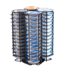 SYSYLY Coffee Capsule Holder Compatible with Tassimo Capsules, Coffee Pod Stand for 52 Tassimo Pods,Coffee Pod Rack, 360? Rotatable and Non-Slip,