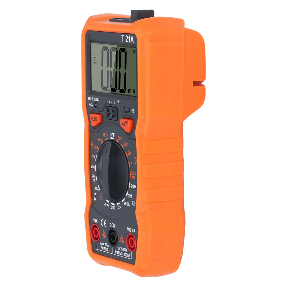 Digital Multimeter T21a 1999 Counts Ncv True Rms Volt Amp Tester 3551383173456
