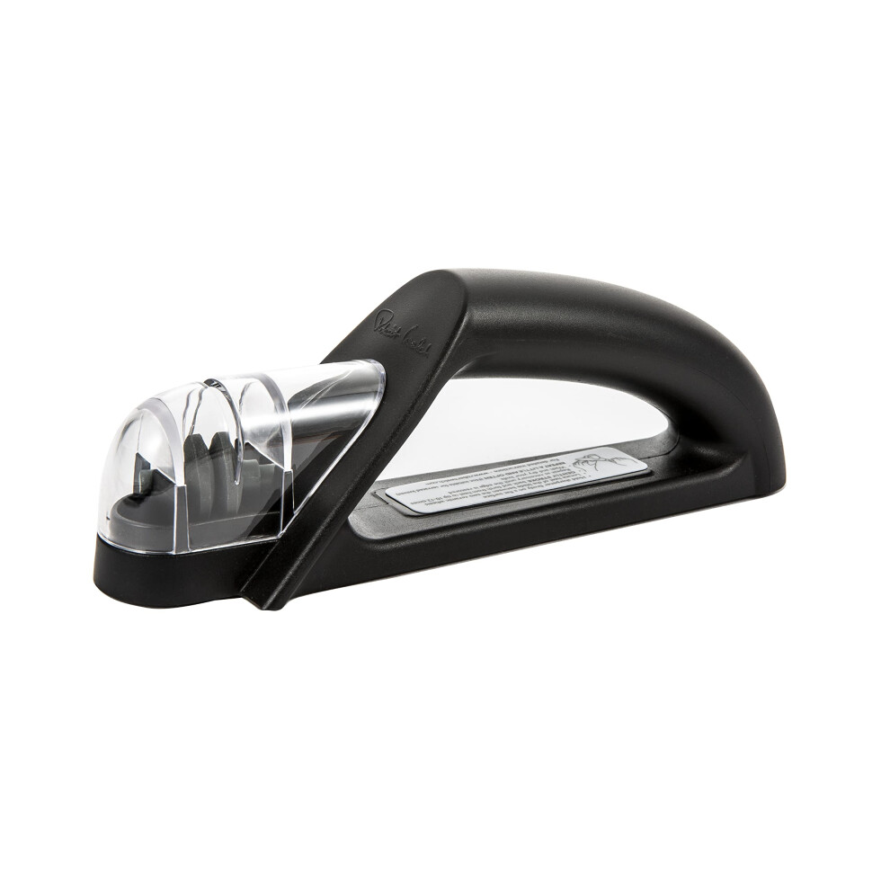 Robert Welch Hand-Held Knife Sharpener. Multi Award Winning Design - The Ceramic Wheel Sharpens Blades To Exact 15? Angle. 10 Year Guarantee.