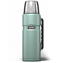 Thermos - Stainless King Duck Egg Travel Flask (1.2L), Premium Leak Proof Insulated Tea & Coffee Flask for Hot & Cold Drinks, Built-in Cup, Twist-Pour