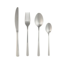 Russell Hobbs Vienna 48 Piece Cutlery Set - Stainless Steel Silverware, Service for 12, Tableware with Forks, Knives, Tablespoons and Teaspoons,