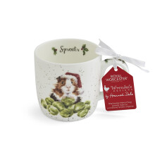 Wrendale Designs Sprouts (Guinea Pig) single mug, White