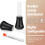 WDT Espresso Distribution Tool Espresso Stirrer Tools, 0.35mm 7 Needles Espresso Coffee Stirrer with Extra 7 Replaceable Needles (Black) 2