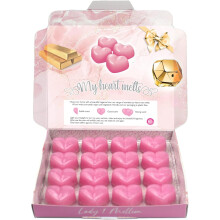 Lady Million Wax Melts, 16 x 5g Heart Shaped Lady 1 Million Wax Melts, Premium Quality, Handmade with Love, Lady One Million Perfume Strong Scented