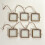 6 x 5cm Brass Double Sided Photo Frames 3