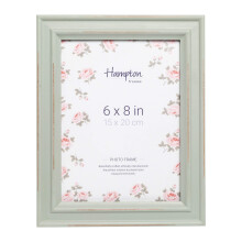 Hampton Frames PALOMA 6x8 (15x20cm) Sage Green Picture Photo Frame Glass PAL301968S
