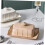 Ceramic Butter Dish with Lid Rectangular Keeps Butter Fresh Elegant Design Microwave Safe for Kitchen and Hotel 2