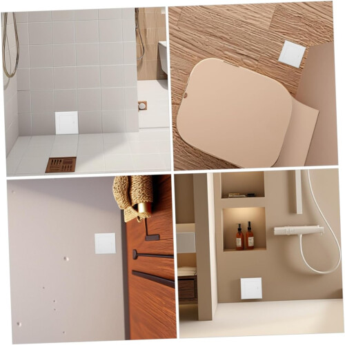Drywall Access Panel White Ceiling Hole Cover for Plumbing and Electrical Easy Install Moisture Resistant 1