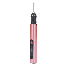 Roségoldener elektrischer Gravierstift 500mAh LCD Display
