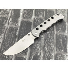 TS574 Folding Pocket Knife Large K110 Blade TC4 Titanium Handle Everyday Carry