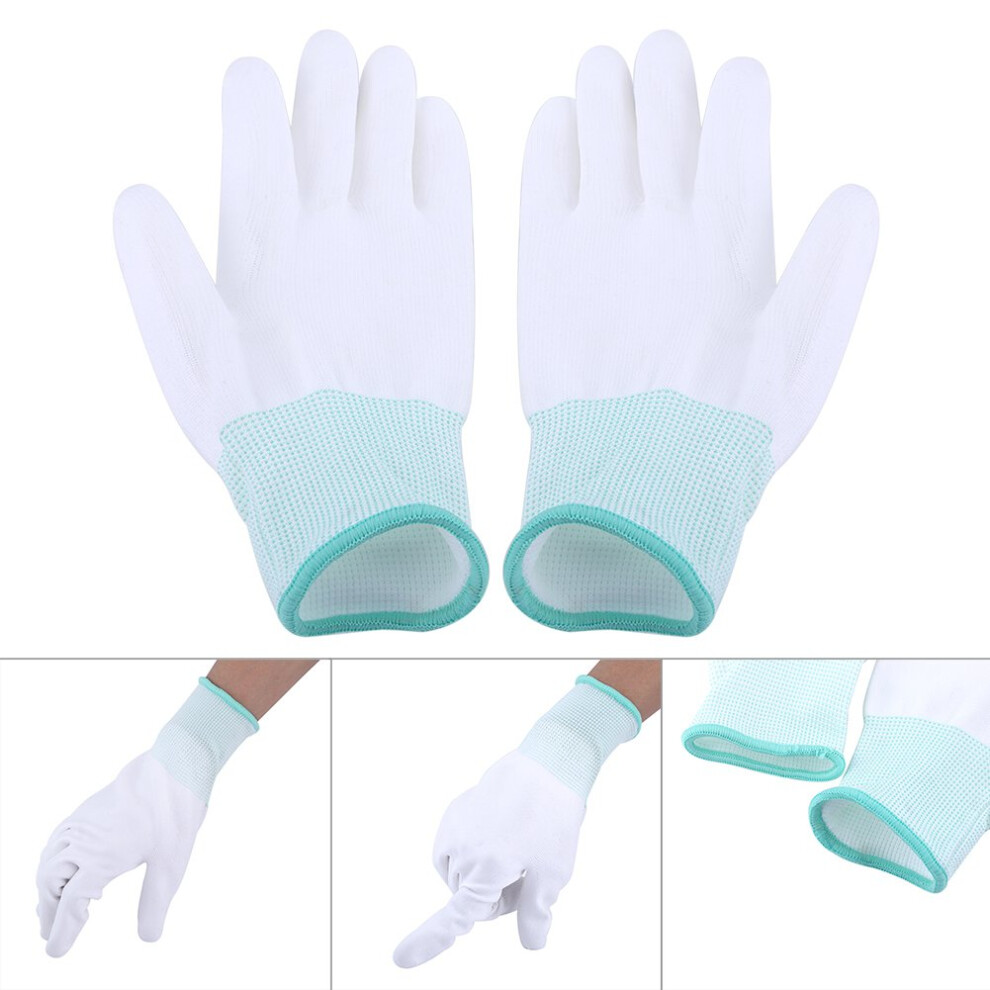 Anti Static Gloves Esd Safe Pu Coated Nylon For Electronics And Assembly M Green 9070919382338