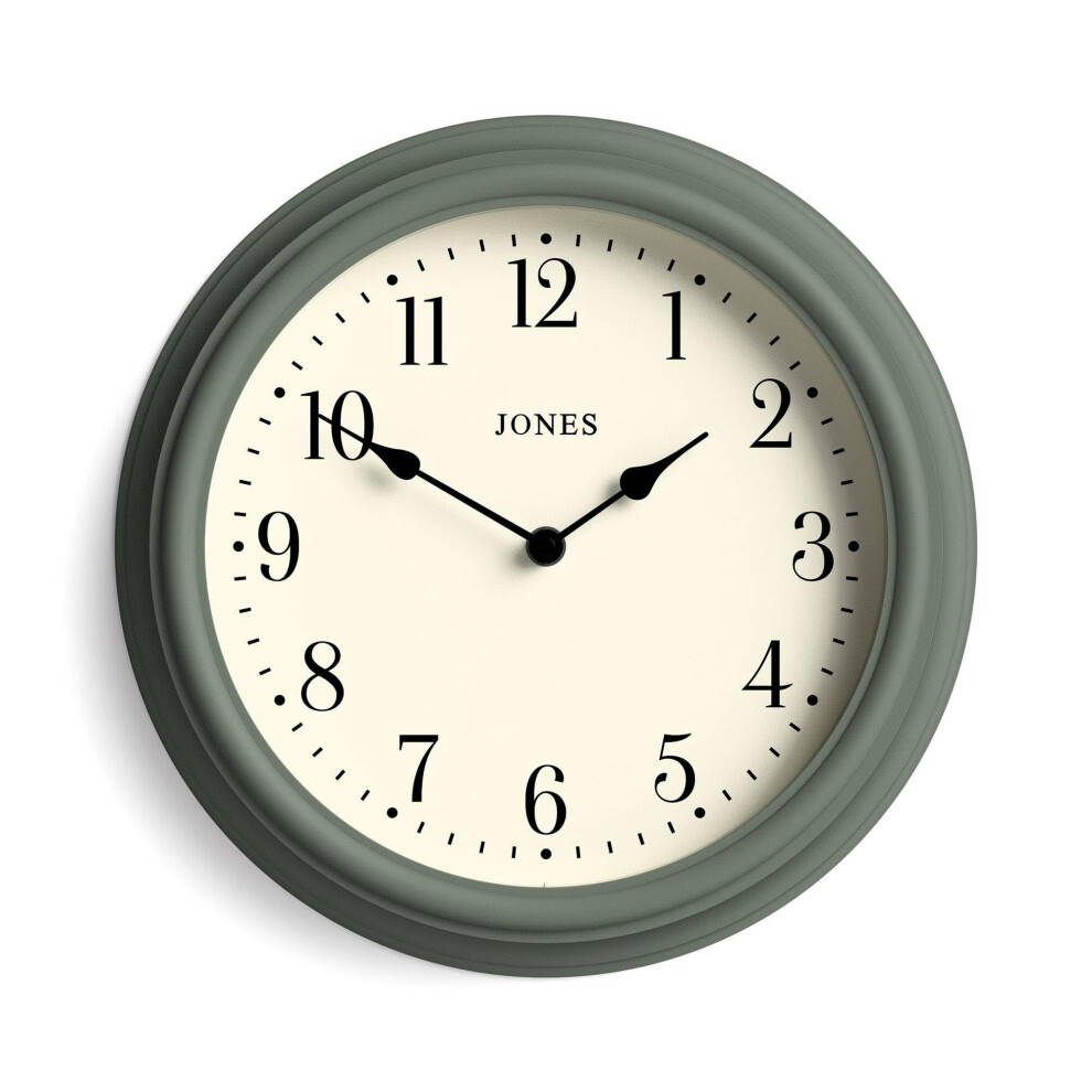 Jones Clocks? Venetian Wall Clock | Classic Round Clock | 30Cm | | Arabic Numerals | Traditional Design Ideal For Kitchen, Living Room Or Green 5051221969466