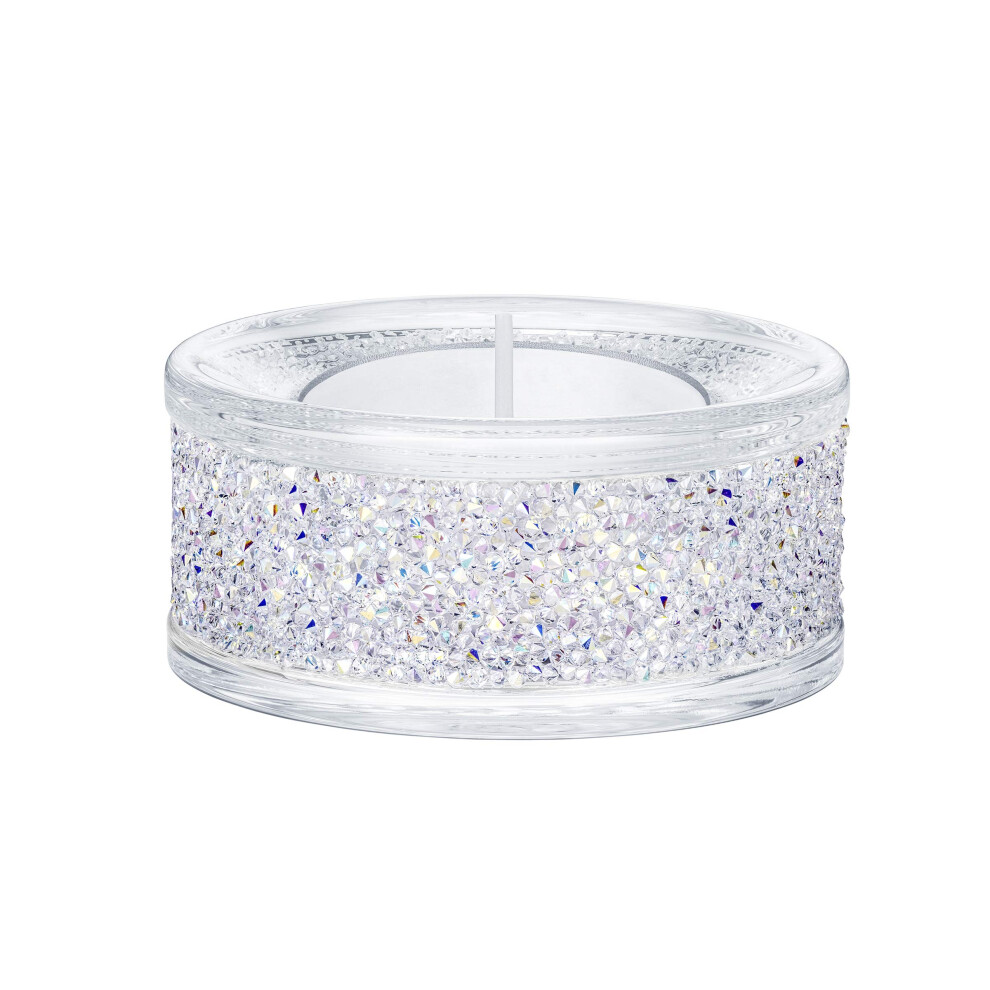 Swarovski Shimmer Tea Holders, Crystal Ab Light