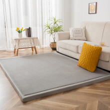 BYBYME Velvet Baby Play Mellow Mat 3cm Thick Area Rug, Crawling Carpet with Non-Slip Fluffy Short Pile, Perfect Carpets for Kids Gift, Exercise and