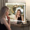 Hasipu Vanity Mirror with Lights, 80 x 58cm LED Makeup Mirror, Lighted Make up Mirrors with Touch Screen Control, 3 Dimmable Modes Square White 5