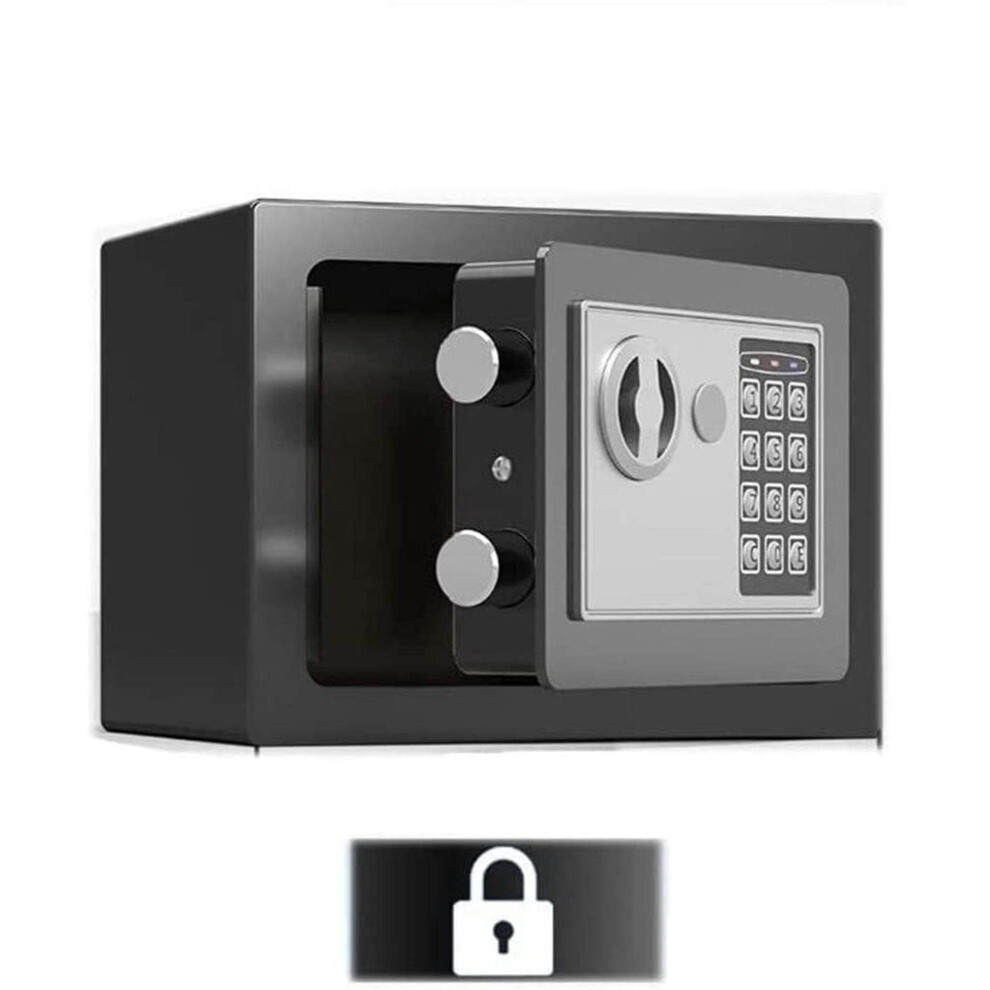 Fireproof Waterproof Electronic Safe Small Home Safe With Password Lock For Cash Documents And Office Use 9070919382543