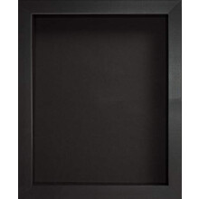 Radcliffe Black Wooden Deep 3D Box Frame A3, Black Backing Board * Choice of Sizes* Fitted with Real Glass