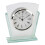 Widdop 2 Layered Clear Glass Mantel Clock Art Deco Shape 1