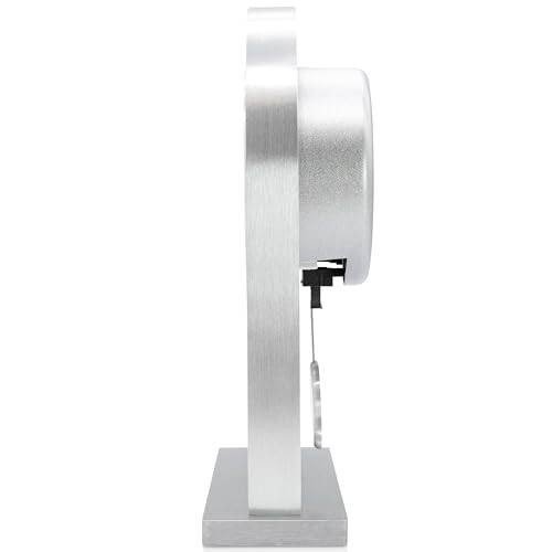 Acctim Acctim 36757 Bathgate Glass Pendulum Mantel Clock, Silver 2