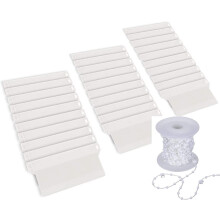 EveryHome Vertical Blind Set of 30 89mm Bottom Weights & 6m 89mm Bottom Chain - Replacement Spares Pack